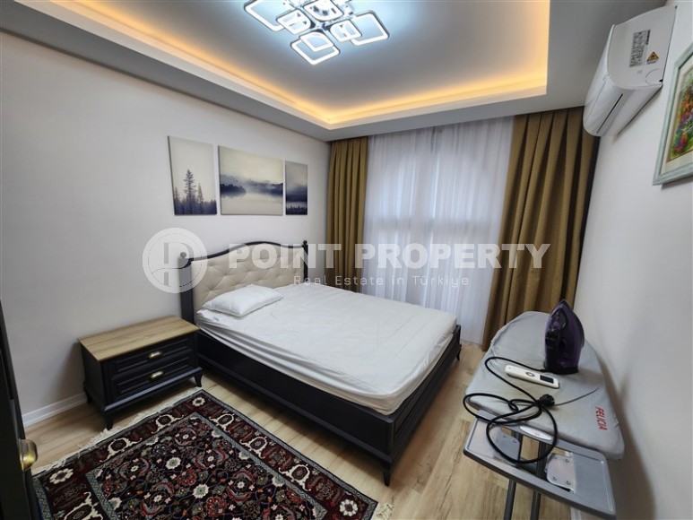 Благоустроенная квартира с современным дизайном в 150 метрах от моря, в центре популярного района Аланьи - Махмутлар-id-7789-фото-4