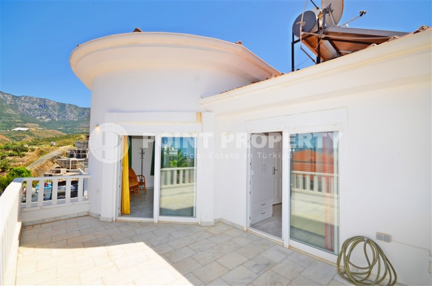 Atmospheric villa with sea and mountain views in a picturesque, ecologically clean area of Alanya - Kargicak-id-7791-photo-21