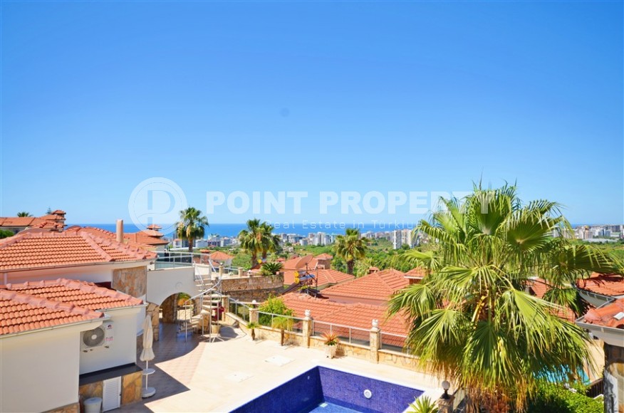 Atmospheric villa with sea and mountain views in a picturesque, ecologically clean area of Alanya - Kargicak-id-7791-photo-24