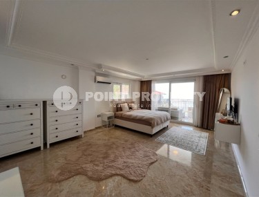 Атмосферная вилла с панорамным видом на море и гору Кале, в элитном районе Аланьи - Бекташ-id-7798-фото-5