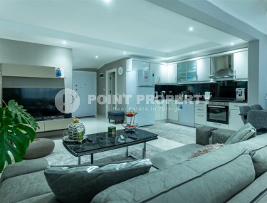 Современная двухуровневая квартира 2+1, общей площадью 120 м2, на 5-м этаже с мансардой в центре Аланьи-id-7801-фото-3