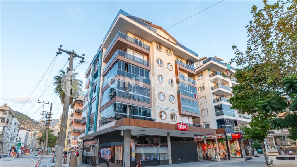 Современная двухуровневая квартира 2+1, общей площадью 120 м2, на 5-м этаже с мансардой в центре Аланьи-id-7801-фото-17