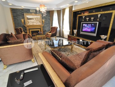 Трехэтажная вилла в двух в половиной километрах от моря, в престижном районе Аланьи - Кестель-id-7806-фото-2