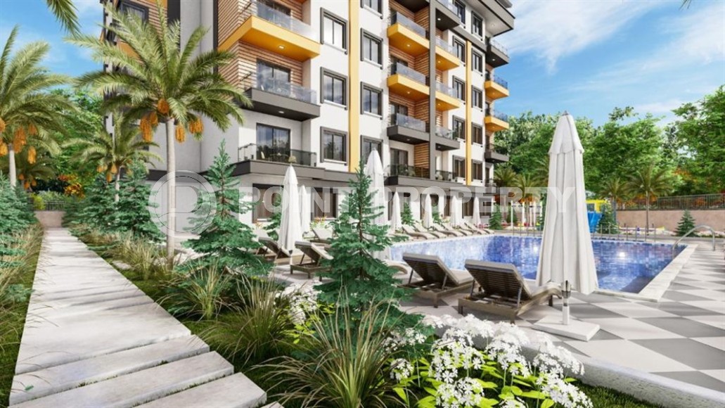 Две квартиры 1+1 на 1-м и 5-м этажах, в резиденции на завершающем этапе строительства-id-7809-фото-3