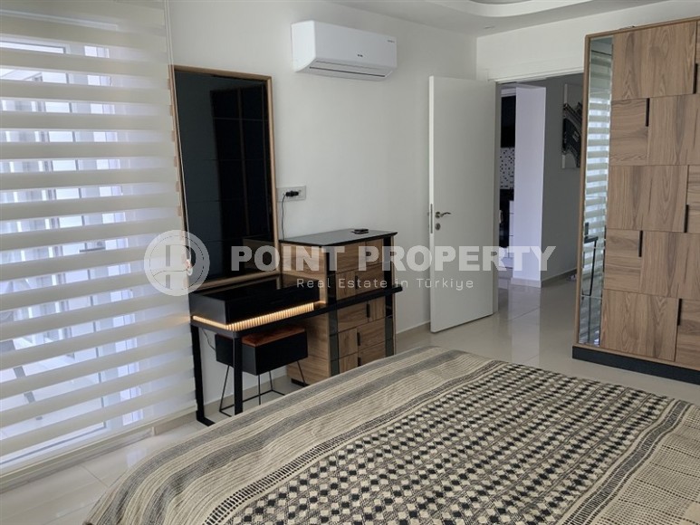 Готовая к проживанию квартира с мебелью и бытовой техникой в 500 метрах от моря, в центре престижного района Аланьи - Кестель-id-7811-фото-5