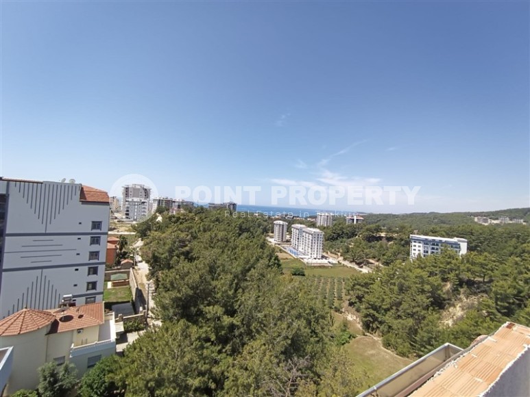 Панорамная двухуровневая квартира с видом на море, в живописном районе Аланьи - Авсаллар-id-7288-фото-6