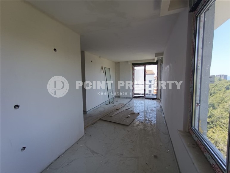 Панорамная двухуровневая квартира с видом на море, в живописном районе Аланьи - Авсаллар-id-7288-фото-11