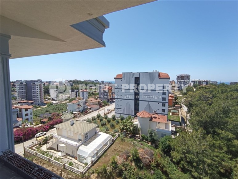 Панорамная двухуровневая квартира с видом на море, в живописном районе Аланьи - Авсаллар-id-7288-фото-13