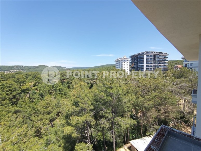 Панорамная двухуровневая квартира с видом на море, в живописном районе Аланьи - Авсаллар-id-7288-фото-14