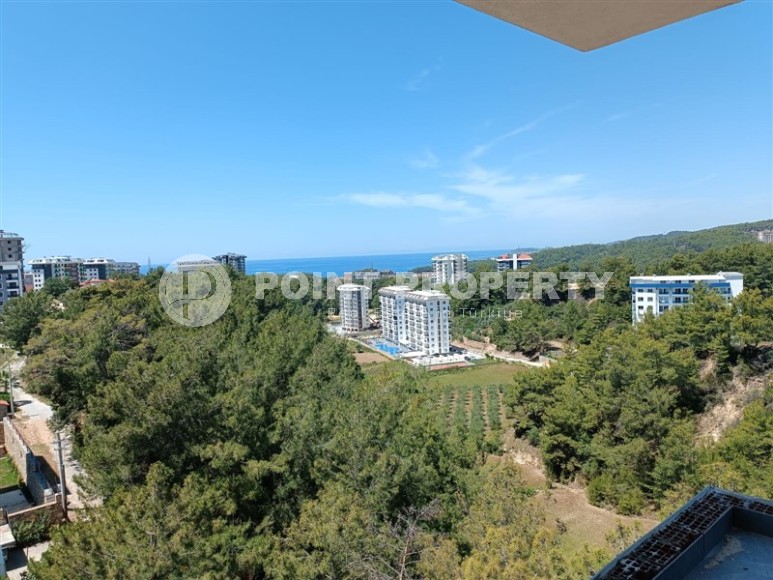 Панорамная двухуровневая квартира с видом на море, в живописном районе Аланьи - Авсаллар-id-7288-фото-15