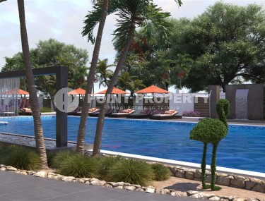 Новый инвестиционный проект в перспективном районе Аланьи - Окурджалар - жилой комплекс с отельной инфраструктурой в 200 метрах от моря-id-7818-фото-5