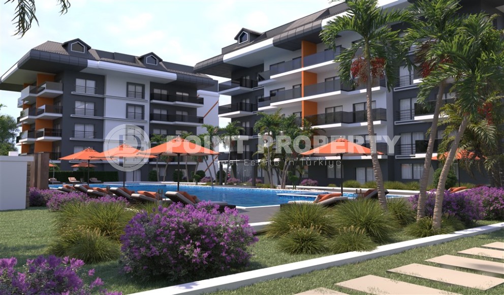 Новый инвестиционный проект в перспективном районе Аланьи - Окурджалар - жилой комплекс с отельной инфраструктурой в 200 метрах от моря-id-7818-фото-7