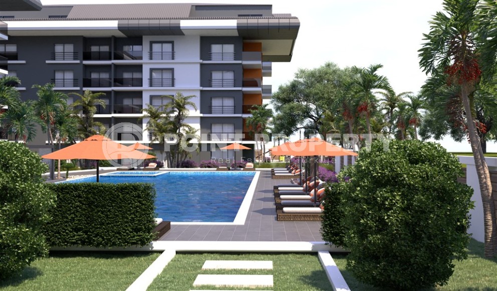 Новый инвестиционный проект в перспективном районе Аланьи - Окурджалар - жилой комплекс с отельной инфраструктурой в 200 метрах от моря-id-7818-фото-8