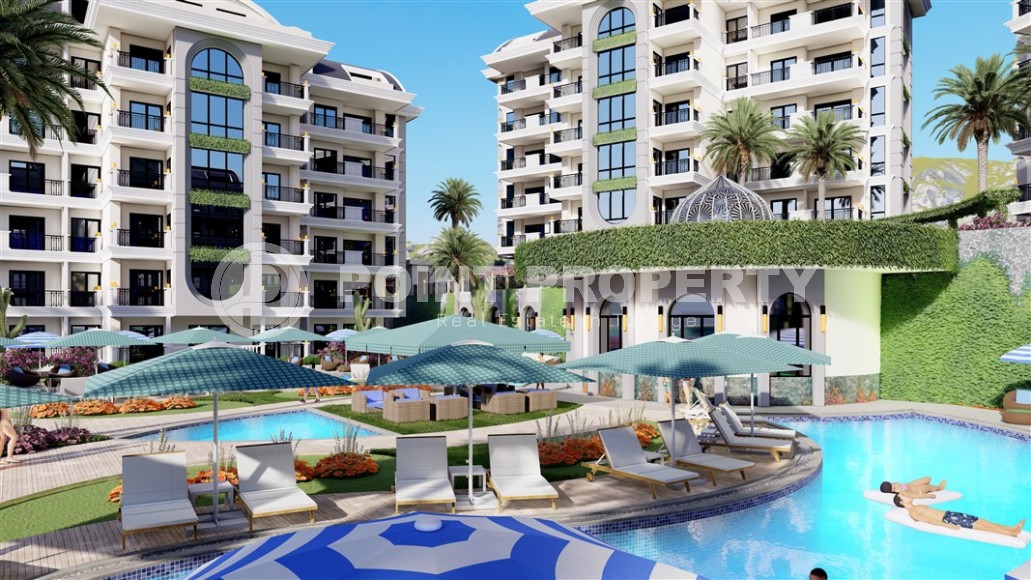 New apartments in a premium residential complex in a picturesque area of Alanya - Ciplakli-id-7826-photo-19