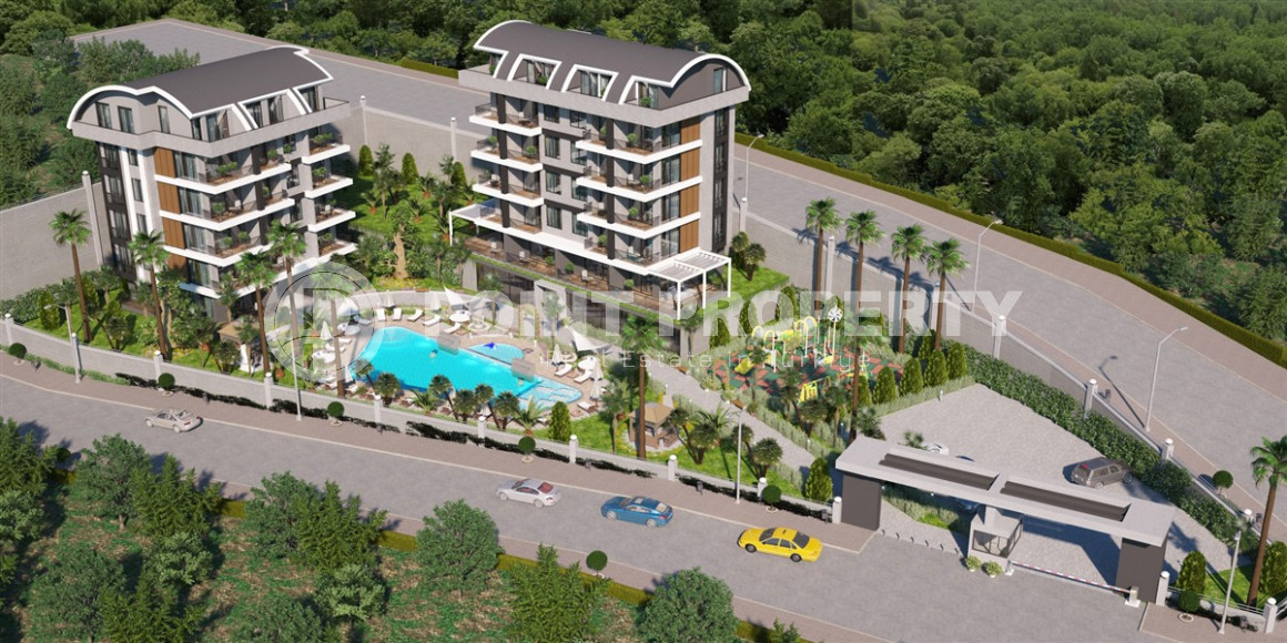 Проект на этапе строительства в районе Каргыджак с большим выбором планировок, вид на море и горы-id-1086-фото-14