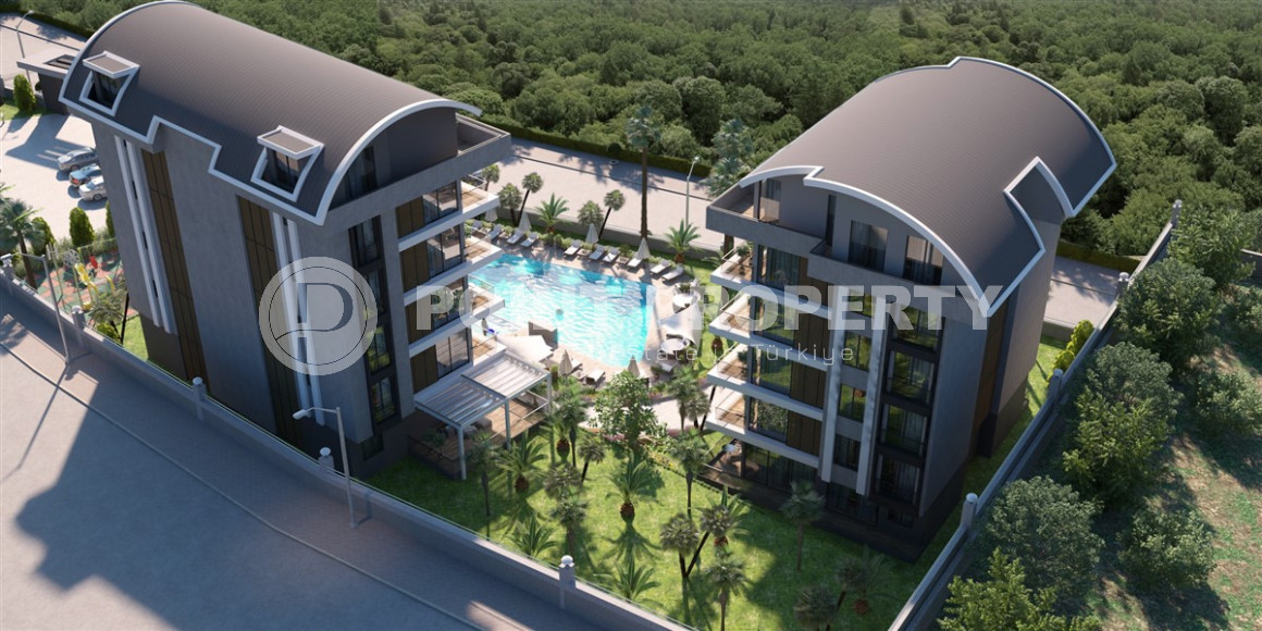 Проект на этапе строительства в районе Каргыджак с большим выбором планировок, вид на море и горы-id-1086-фото-15