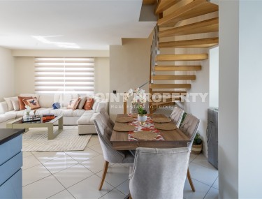 Atmospheric two-level apartment 50 meters from the sea, in the center of the European region of Alanya - Lower Oba-id-7839-photo-5