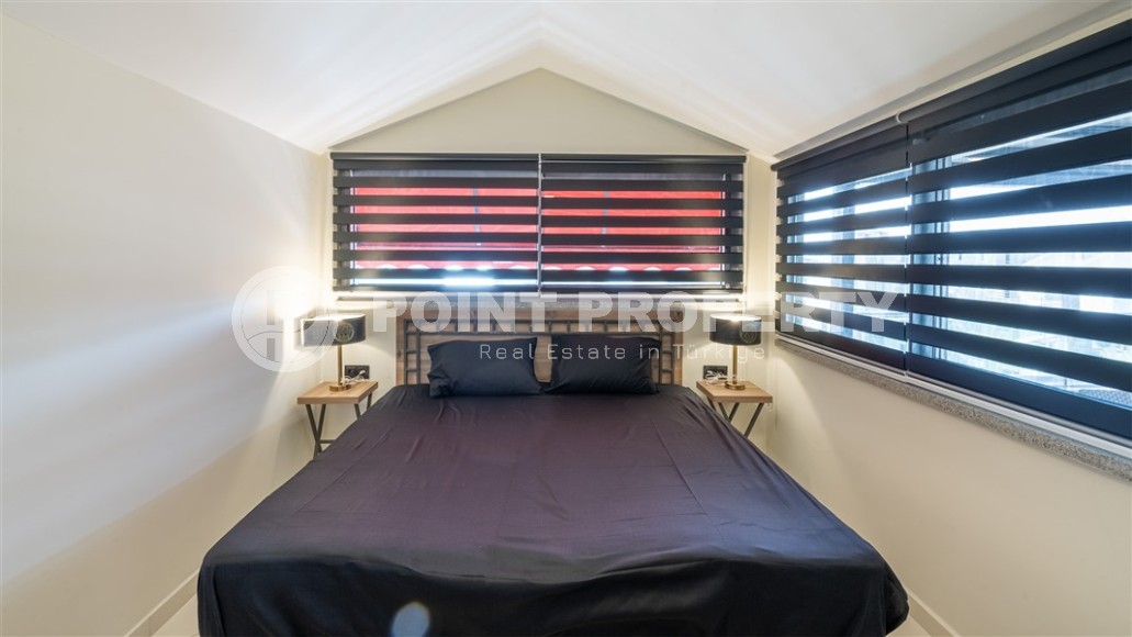 Atmospheric two-level apartment 50 meters from the sea, in the center of the European region of Alanya - Lower Oba-id-7839-photo-8