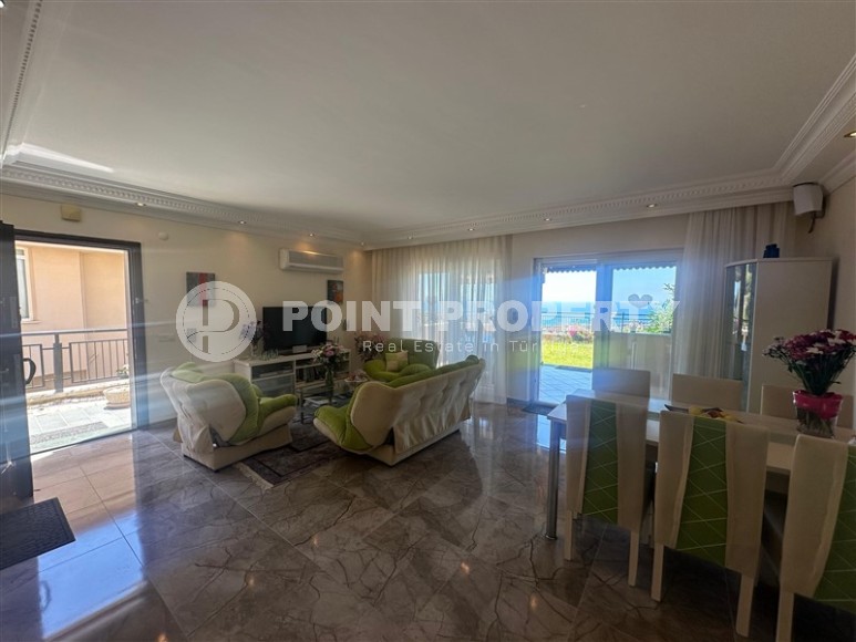 Атмосферная квартира 2+1 с видом на море в престижном районе Аланьи - Каргыджак-id-7841-фото-3