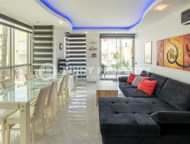 Просторная линейная квартира 3+1 с современным дизайном в 250 метрах от моря, в центре европейского района Аланьи - Нижняя Оба-id-7843-фото-2