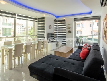 Просторная линейная квартира 3+1 с современным дизайном в 250 метрах от моря, в центре европейского района Аланьи - Нижняя Оба-id-7843-фото-3