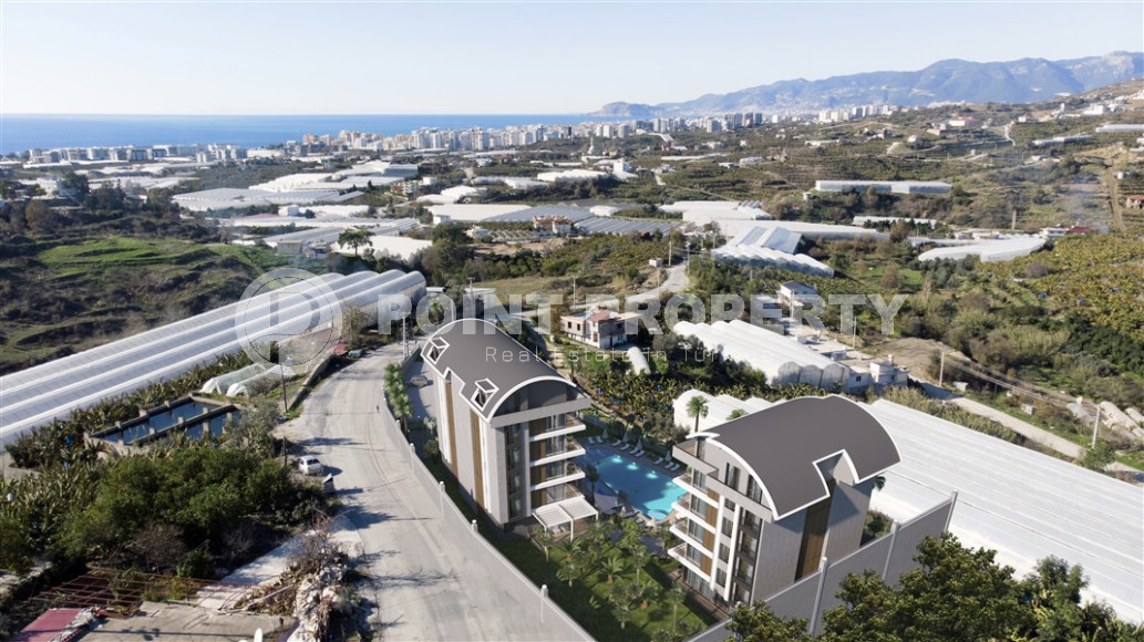 Проект на этапе строительства в районе Каргыджак с большим выбором планировок, вид на море и горы-id-1086-фото-18