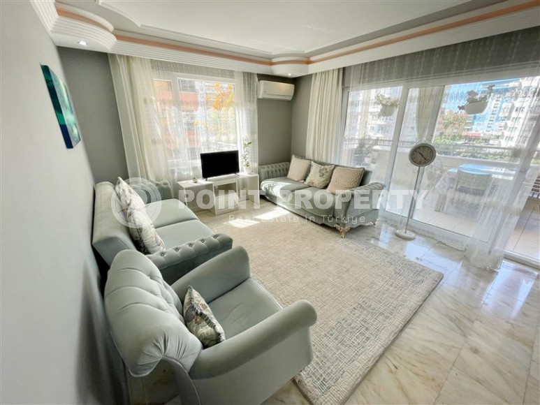 Comfortable 2+1 apartment with furniture and household appliances 300 meters from the sea, in the center of Mahmutlar-id-7849-photo-3