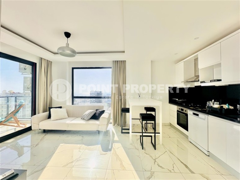 Modern apartment with panoramic sea views, on the 11th floor in a new residential complex with “city within a city” infrastructure-id-7861-photo-2