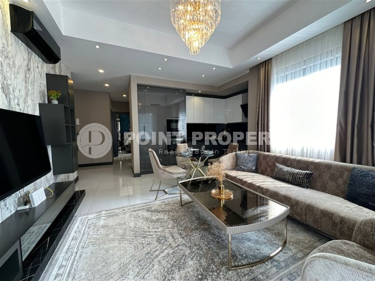 Стильная квартира с дизайнерским ремонтом в 550 метрах от моря, в центре современного района Аланьи - Махмутлар-id-7872-фото-4