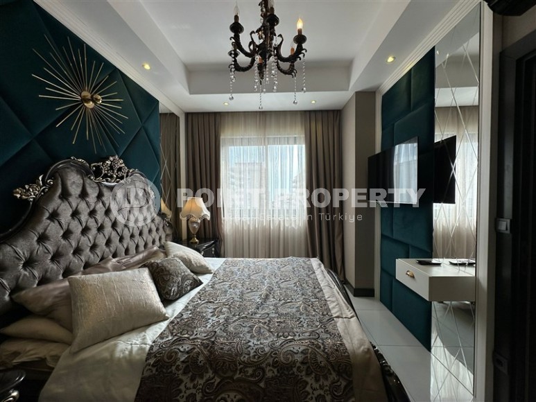 Стильная квартира с дизайнерским ремонтом в 550 метрах от моря, в центре современного района Аланьи - Махмутлар-id-7872-фото-6