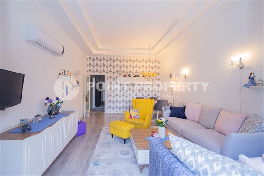 Светлая, уютная квартира 2+1 в 600 метрах от моря, в трех минутах ходьбы от центра Аланьи-id-7880-фото-2