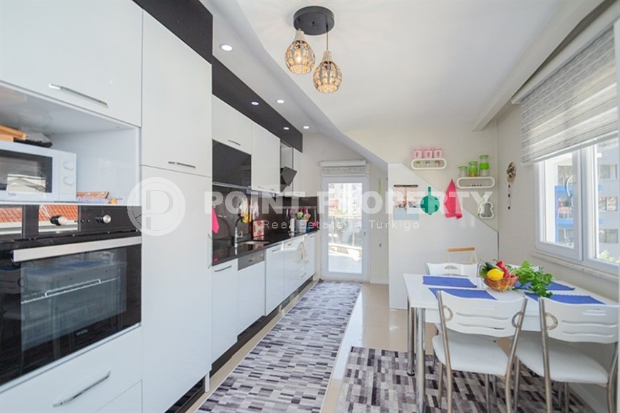 Светлая, уютная квартира 2+1 в 600 метрах от моря, в трех минутах ходьбы от центра Аланьи-id-7880-фото-4