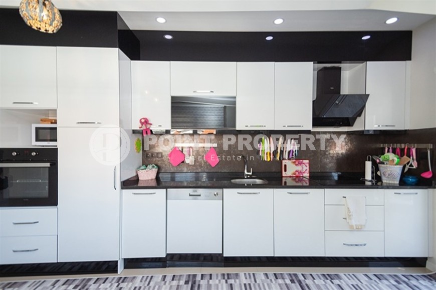 Светлая, уютная квартира 2+1 в 600 метрах от моря, в трех минутах ходьбы от центра Аланьи-id-7880-фото-5