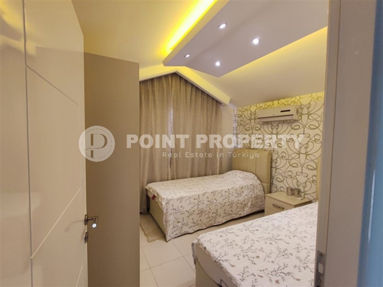 Большая двухуровневая квартира 5+1 на 4-м этаже с мансардой в 600 метрах от моря-id-7895-фото-10