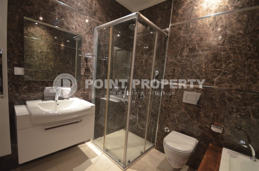 Просторная квартира с чистовой отделкой в 100 метрах от моря, в центре престижного района Аланьи - Кестель-id-7897-фото-7