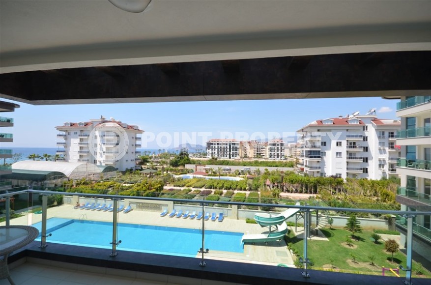 Просторная квартира с чистовой отделкой в 100 метрах от моря, в центре престижного района Аланьи - Кестель-id-7897-фото-16