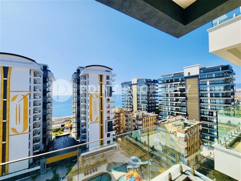 New 1+1 apartment with panoramic sea views, in the center of the modern area of Alanya - Mahmutlar-id-7903-photo-11