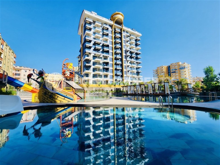 New 1+1 apartment with panoramic sea views, in the center of the modern area of Alanya - Mahmutlar-id-7903-photo-16