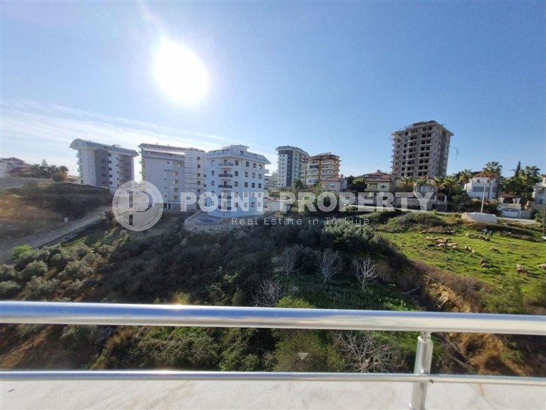 New two-level apartment 2+1 overlooking a pine grove, one and a half kilometers from the sea-id-7906-photo-12