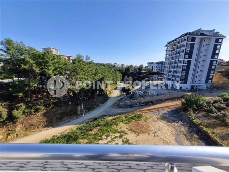 New two-level apartment 2+1 overlooking a pine grove, one and a half kilometers from the sea-id-7906-photo-13