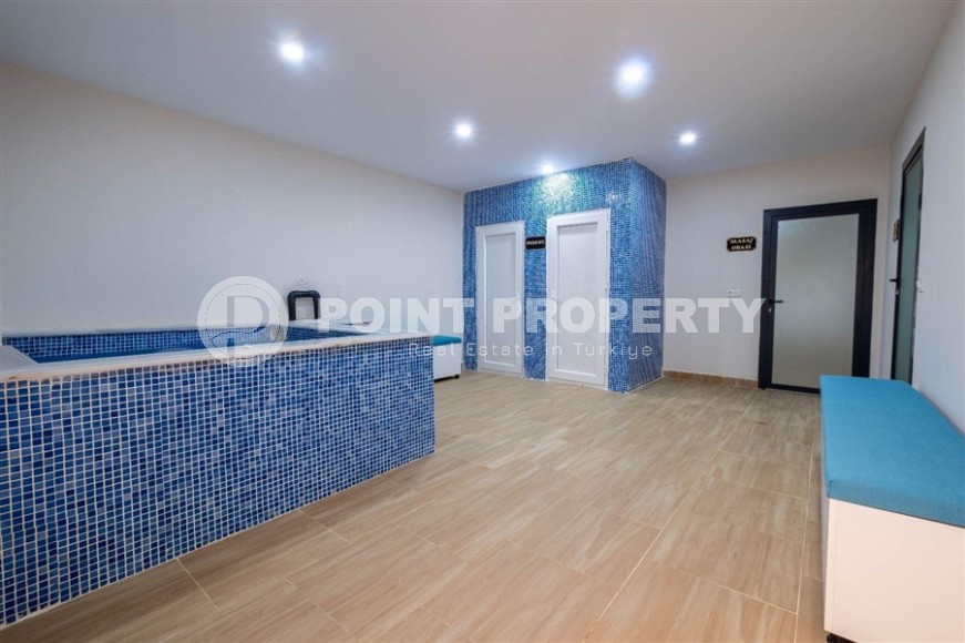 New two-level apartment 2+1 overlooking a pine grove, one and a half kilometers from the sea-id-7906-photo-17