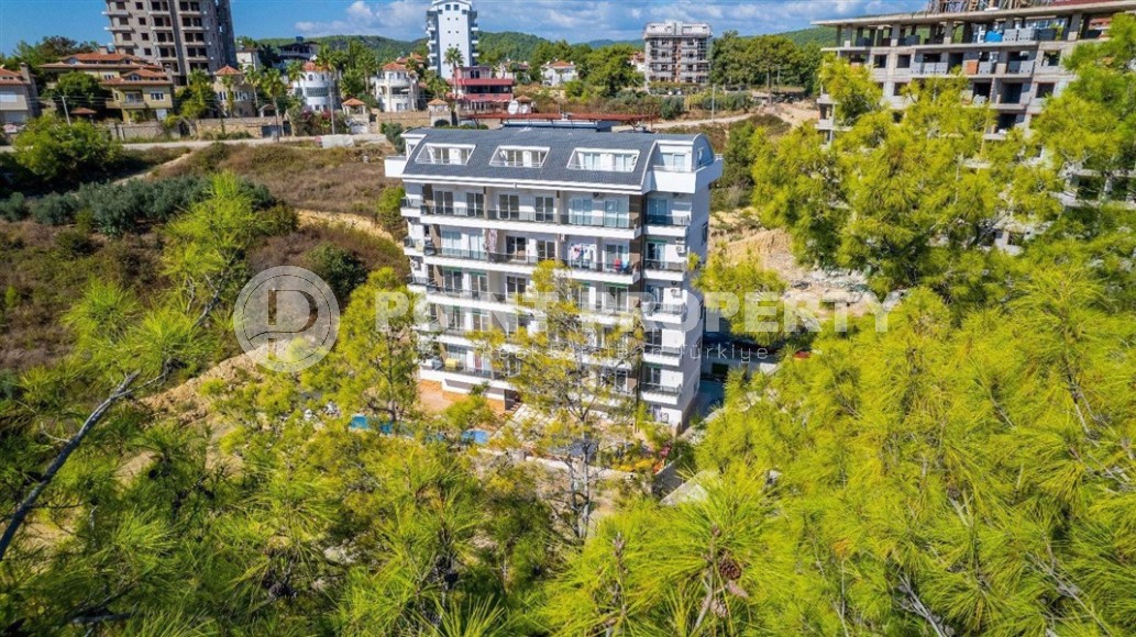 New two-level apartment 2+1 overlooking a pine grove, one and a half kilometers from the sea-id-7906-photo-22