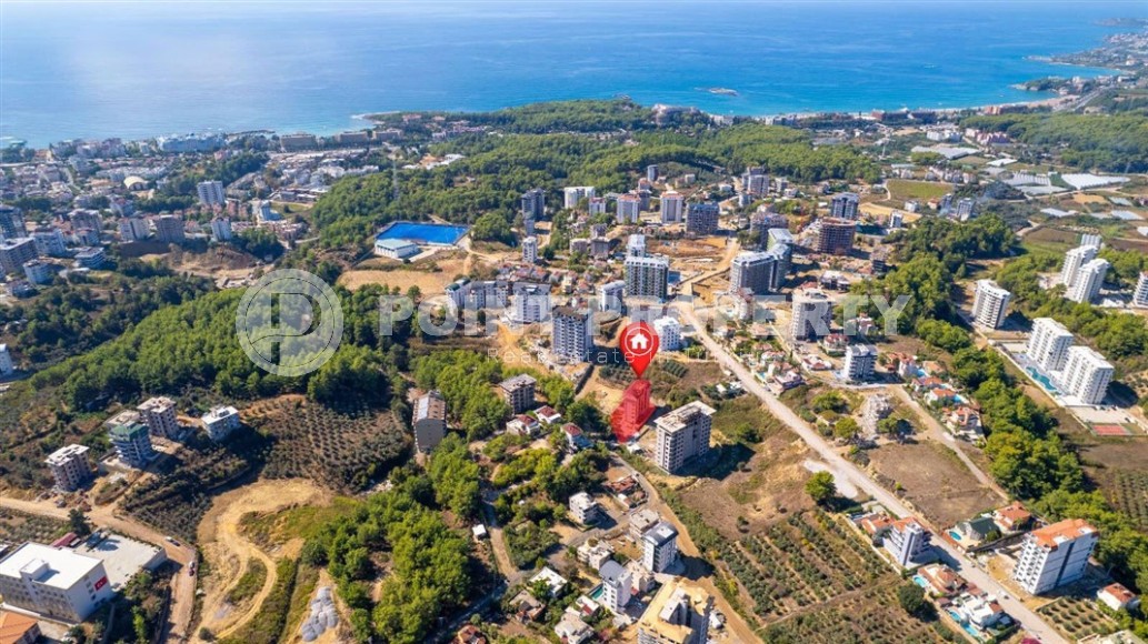 New two-level apartment 2+1 overlooking a pine grove, one and a half kilometers from the sea-id-7906-photo-24