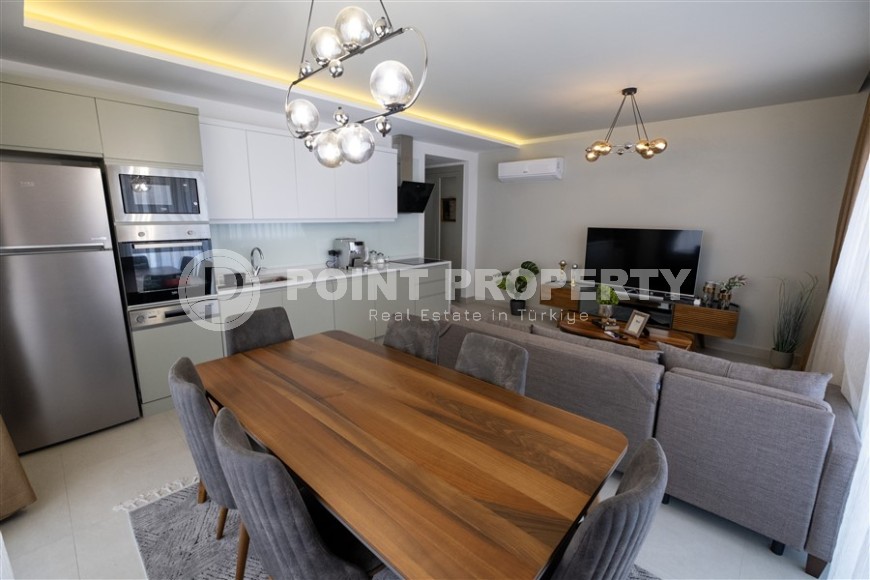 Современная квартира в 50 метрах от моря, в центре престижного района Аланьи - Кестель-id-7908-фото-3