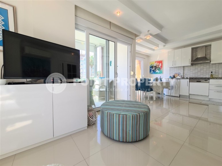 Атмосферная квартира 2+1 в 50 метрах от моря, в центре спокойного района Аланьи - Кестель-id-7909-фото-4