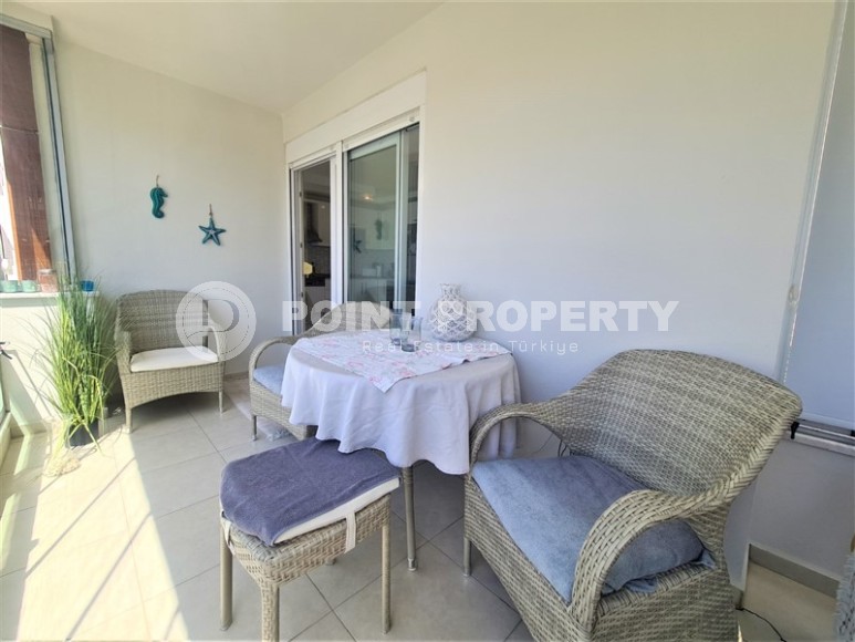 Атмосферная квартира 2+1 в 50 метрах от моря, в центре спокойного района Аланьи - Кестель-id-7909-фото-14