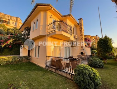 Two-storey twin villa 2300 meters from the sea in a picturesque, ecologically clean area of Alanya - Kargicak-id-7914-photo-1