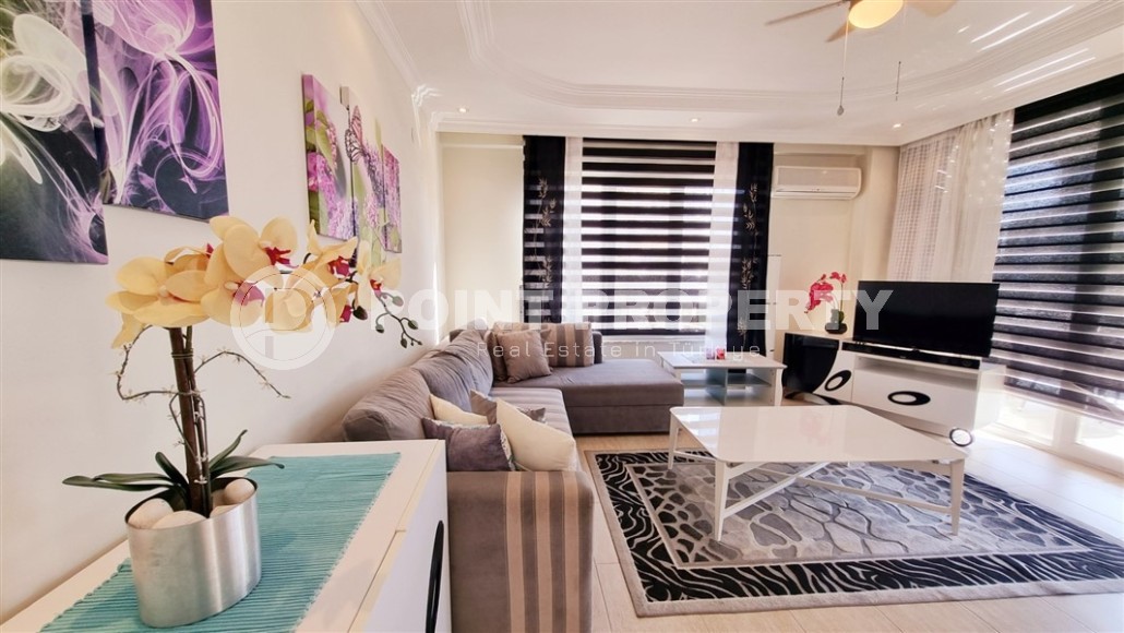 Cozy, bright apartment on the 2nd floor in a residential complex with hotel infrastructure, in the center of Cikcilli district-id-7918-photo-2