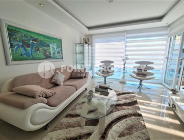 Атмосферная квартира 2+1 с современным дизайном, стильной мебелью и бытовой техникой в спокойном районе Аланьи - Тосмур-id-7921-фото-2