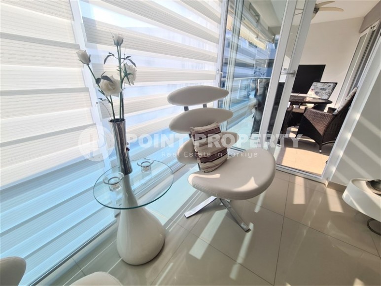 Атмосферная квартира 2+1 с современным дизайном, стильной мебелью и бытовой техникой в спокойном районе Аланьи - Тосмур-id-7921-фото-6